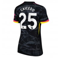 Maglia Calcio Chelsea Moises Caicedo #25 Terza Divisa Donna 2024-25 Manica Corta